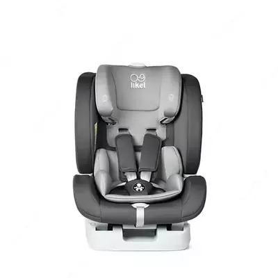 Детское автокресло "Jikel" UpGo JK804443-90 (Франция) Серое/светло/серое