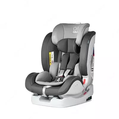 Детское автокресло "Jikel" UpGo JK804443-90 (Франция) Серое/светло/серое