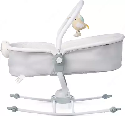 Люлька-качалка 2 в 1 "Jikel" Minos JK805551-90, Nexus Electric Swing & Rocker (Франция) Серая