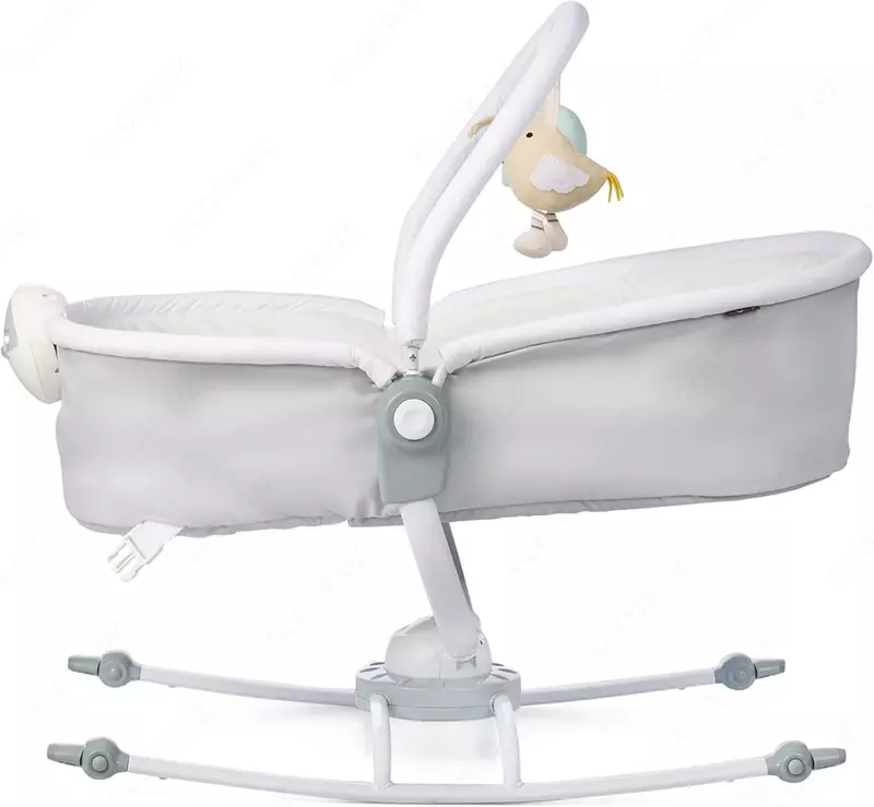 Люлька-качалка 2 в 1 "Jikel" Minos JK805551-90, Nexus Electric Swing & Rocker (Франция) Серая