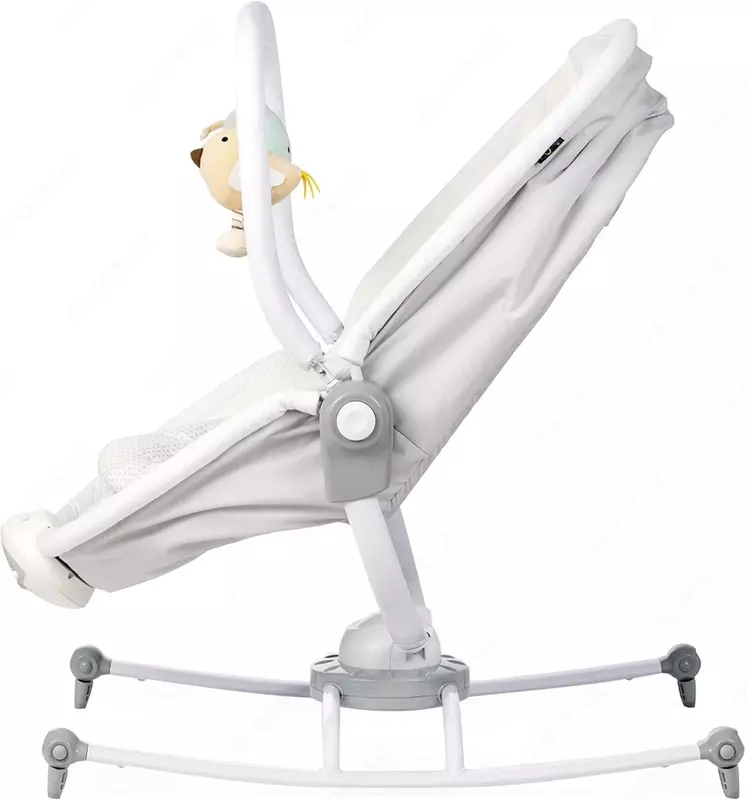 Люлька-качалка 2 в 1 "Jikel" Minos JK805551-90, Nexus Electric Swing & Rocker (Франция) Серая