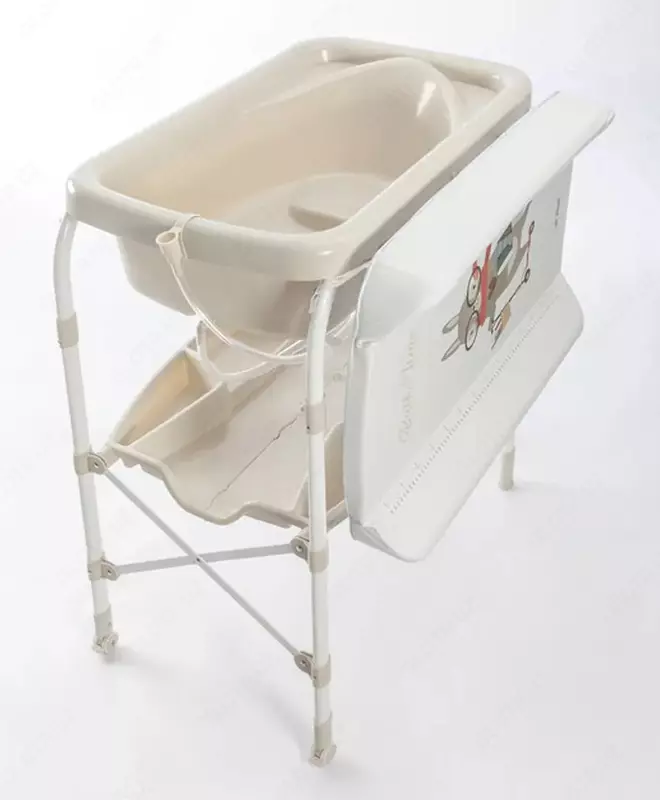 Столик для ванны и пеленания 2 в 1 "Jikel" Ripple JK810101-64 (Франция) Бежевый