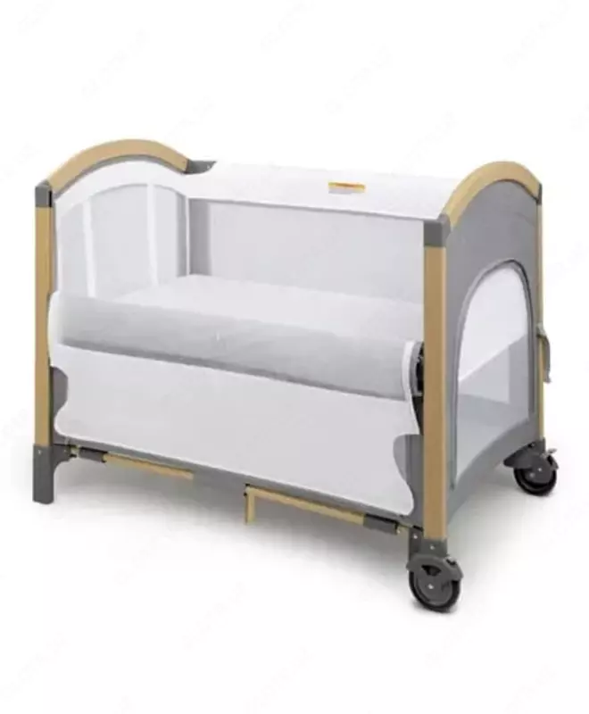 Детская многофункциональная кроватка "Jikel" Pole JK808901-94 (Франция) Серая/коричневая