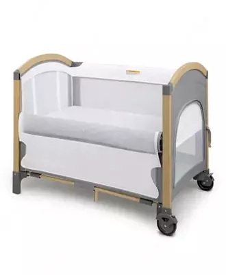 Детская многофункциональная кроватка "Jikel" Pole JK808901-94 (Франция) Серая/коричневая