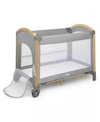 Детская многофункциональная кроватка "Jikel" Pole JK808901-94 (Франция) Серая/коричневая