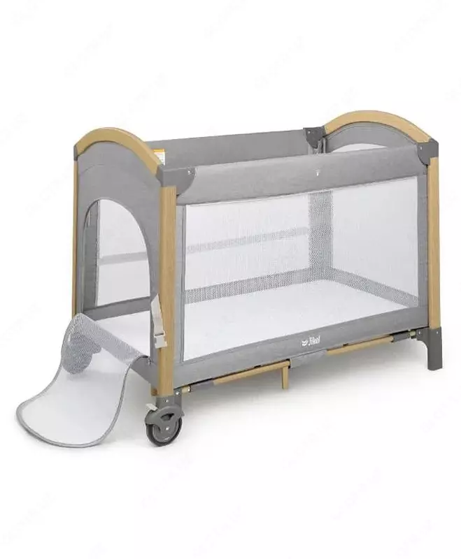 Детская многофункциональная кроватка "Jikel" Pole JK808901-94 (Франция) Серая/коричневая