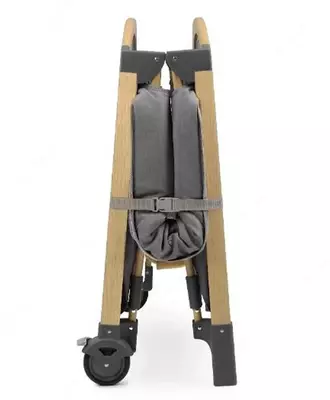 Детская многофункциональная кроватка "Jikel" Pole JK808901-94 (Франция) Серая/коричневая