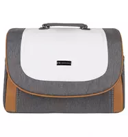 Bolalar aravachasi 2-in-1 "Adamex" Barletta New - B24 (Polsha) Kulrang/jigarrang/oq Kolyaskalar