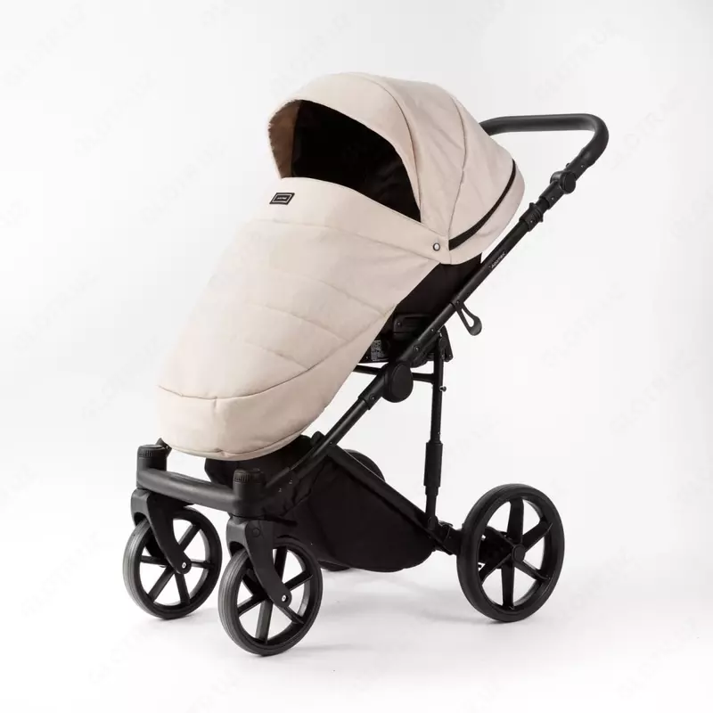 Bolalar aravachasi 2-in-1 "Adamex" Locco Light LL-TK20 (Polsha) Bej/qora