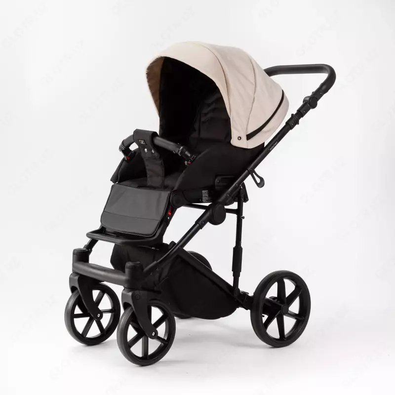 Bolalar aravachasi 2-in-1 "Adamex" Locco Light LL-TK20 (Polsha) Bej/qora