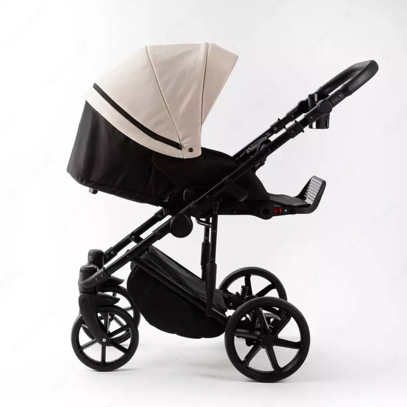 Bolalar aravachasi 2-in-1 "Adamex" Locco Light LL-TK20 (Polsha) Bej/qora