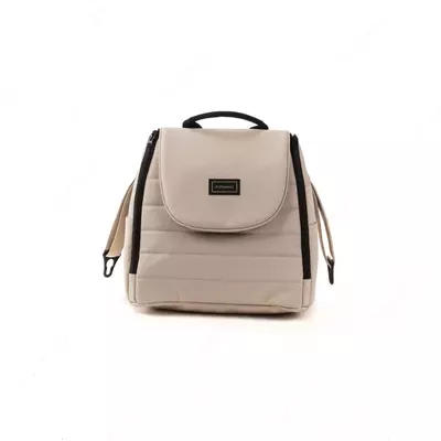 Детская коляска 2-в-1 "Adamex" Locco Light Deluxe LL-SA7 (Польша) Бежевая/черная