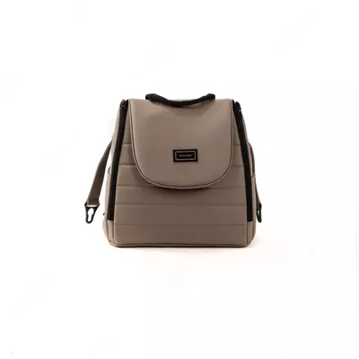 Детская коляска 2-в-1 "Adamex" Locco Light Deluxe LL-SA9 (Польша) Темно/Бежевая/черная