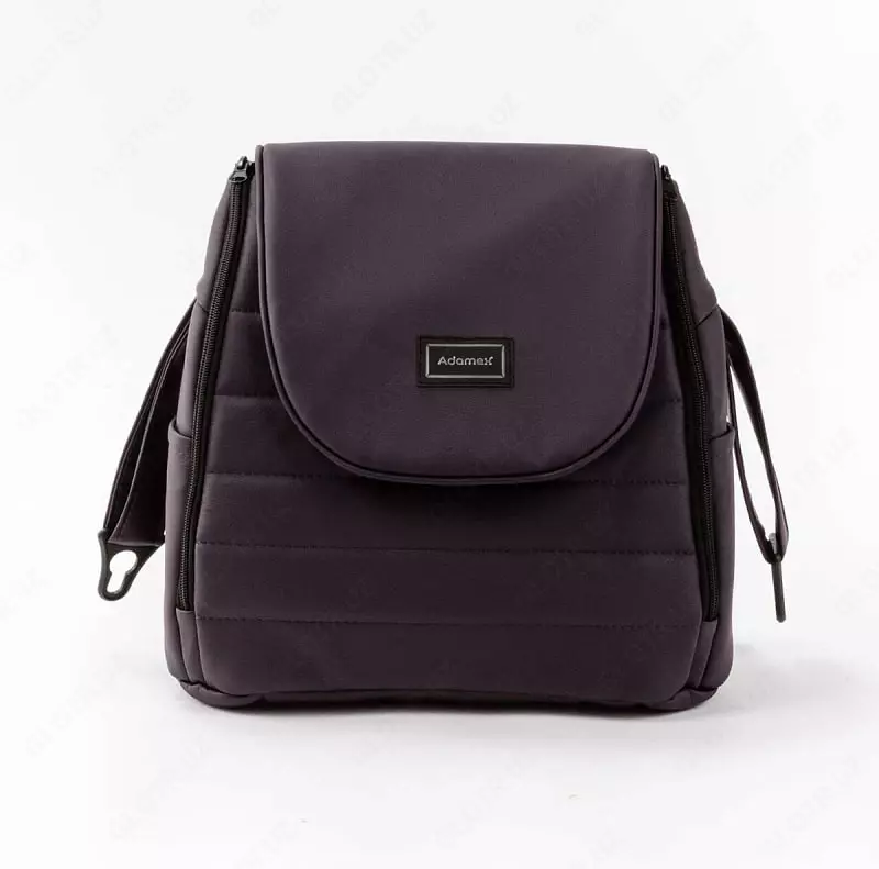 Bolalar aravachasi 2-in-1 "Adamex" Locco Light Deluxe LL-SA34 (Polsha) Lilak/qora