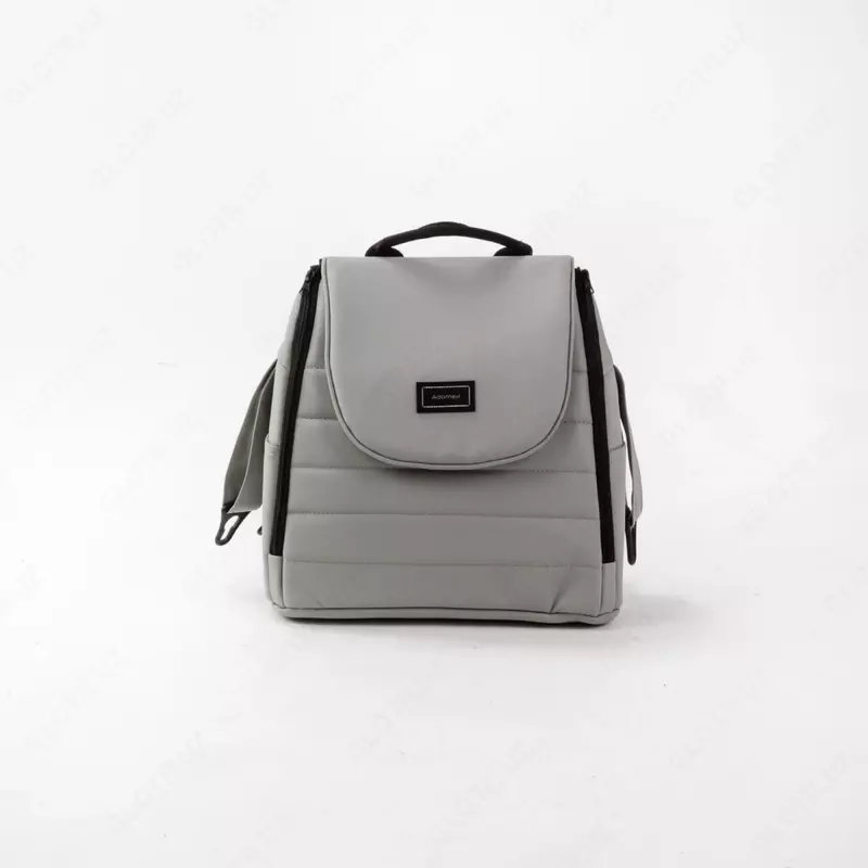 Детская коляска 2-в-1 "Adamex" Locco Light Deluxe LL-SA3 (Польша) Светло-серая/черная