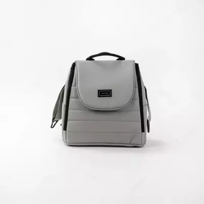 Детская коляска 2-в-1 "Adamex" Locco Light Deluxe LL-SA3 (Польша) Светло-серая/черная