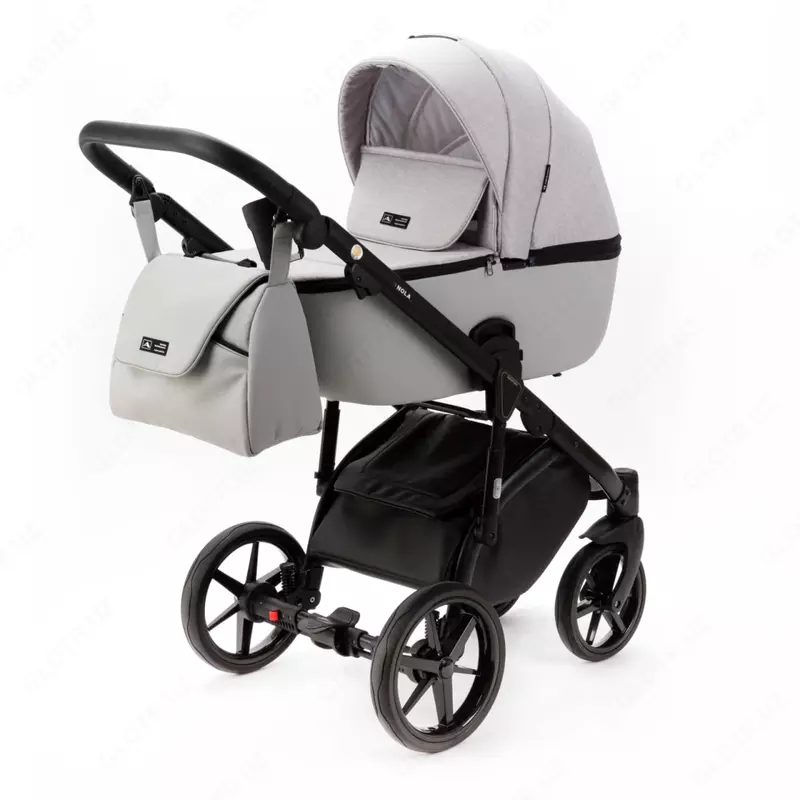 Bolalar aravachasi 2-in-1 "Adamex" Nola-PS46 (Polsha) Ochiq kulrang