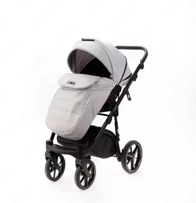 Bolalar aravachasi 2-in-1 "Adamex" Nola-PS46 (Polsha) Ochiq kulrang