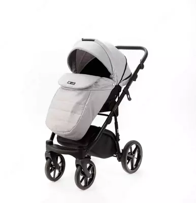 Bolalar aravachasi 2-in-1 "Adamex" Nola-PS46 (Polsha) Ochiq kulrang