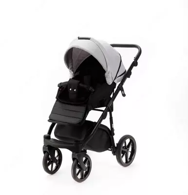 Bolalar aravachasi 2-in-1 "Adamex" Nola-PS46 (Polsha) Ochiq kulrang