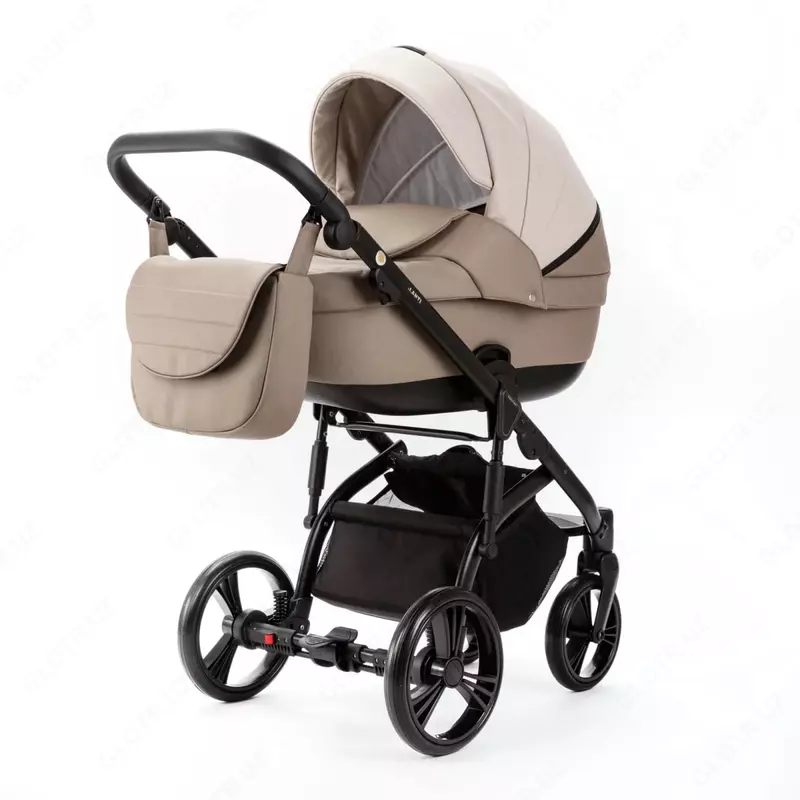 Детская коляска 2-в-1 "Adamex" Lanti Deluxe - SD44 (Польша) Бежевая