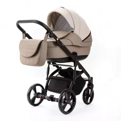 Детская коляска 2-в-1 "Adamex" Lanti Deluxe - SD44 (Польша) Бежевая