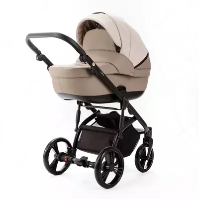 Bolalar aravachasi 2-in-1 "Adamex" Lanti Deluxe - SD44 (Polsha) Bej