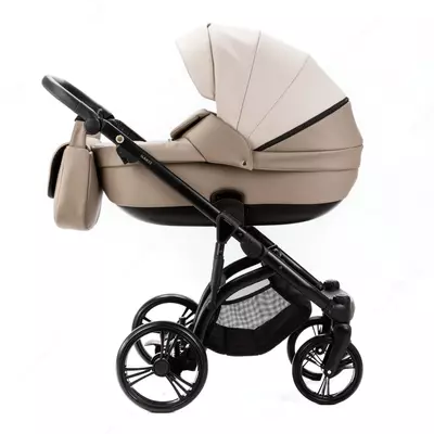 Bolalar aravachasi 2-in-1 "Adamex" Lanti Deluxe - SD44 (Polsha) Bej