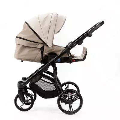 Bolalar aravachasi 2-in-1 "Adamex" Lanti Deluxe - SD44 (Polsha) Bej