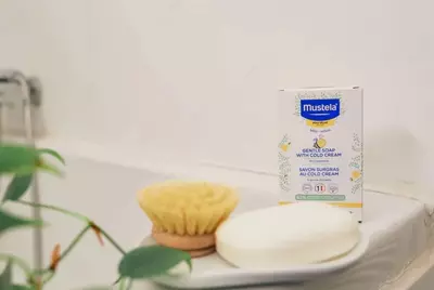 Очищающее мыло "Mustela" с холодным кремом (100 гр.) Франция