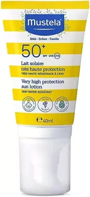 Quyoshdan himoya qiluvchi loson yuqori himoyalangan "Mustela" SPF50+ (40 ml) Fransiya