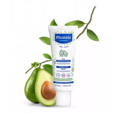 Крем для головы малыша от "молочных корочек" "Mustela" Bebe (40 мл) Франция