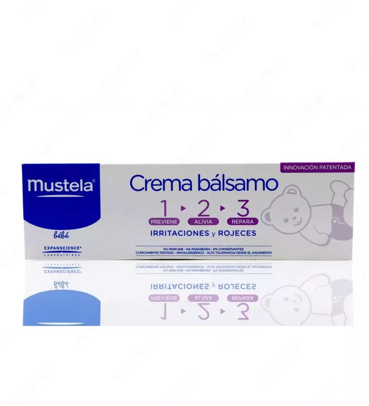 Детский крем против сыпи и опрелостей малыша (Витаминный барьер 1.2.3) "Mustela" (100 мл) Франция