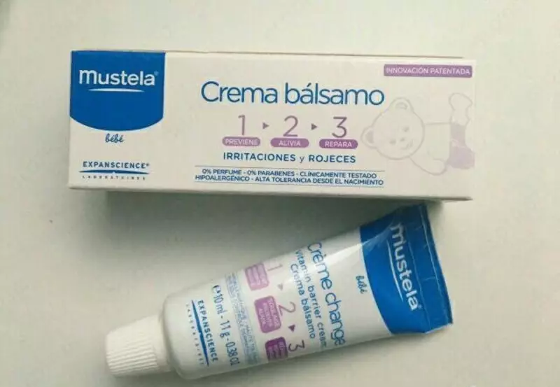 Детский крем против сыпи и опрелостей малыша (Витаминный барьер 1.2.3) "Mustela" (100 мл) Франция