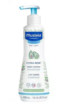 Детский лосьон для сухой кожи малыша "Mustela" Hydra Bebe (300 мл) Франция