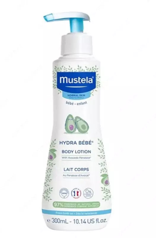 Детский лосьон для сухой кожи малыша "Mustela" Hydra Bebe (300 мл) Франция