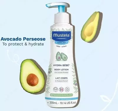 Детский лосьон для сухой кожи малыша "Mustela" Hydra Bebe (300 мл) Франция