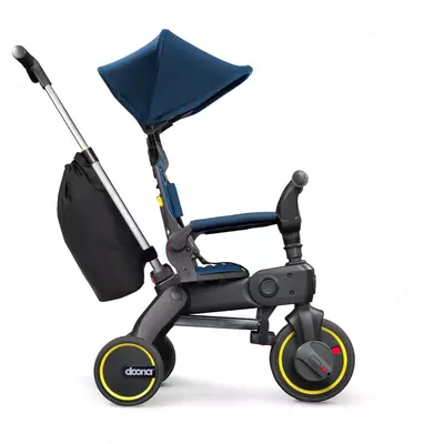 Bolalar uchun buklanadigan velosiped "Doona" Liki Trike S3, ota-ona tutqichli (Royal Blue) Xitoy