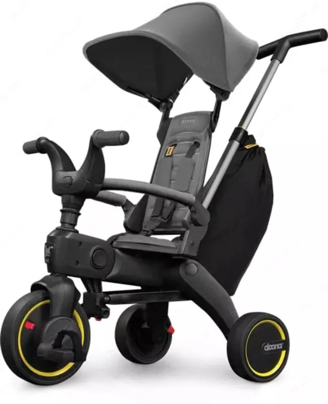 Детский складной трех колесный велосипед "Doona" Liki Trike S3 (Grey Hound)