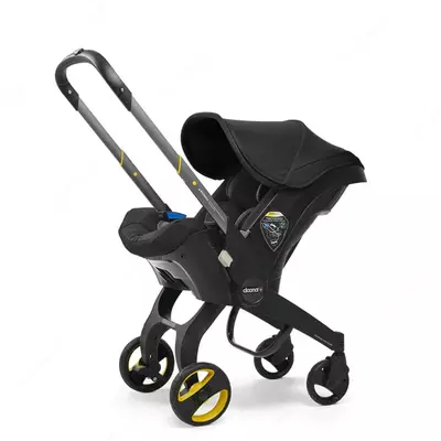 Bolalar uchun avtomobil aravachasi "Doona+" 0-13 kg dan 81 sm gacha (Nitro Black) Xitoy