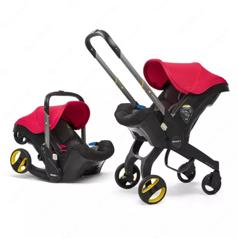 Bolalar uchun aravachalar "Doona+" 0-13 kg dan 81 sm gacha (Flame Red) Xitoy