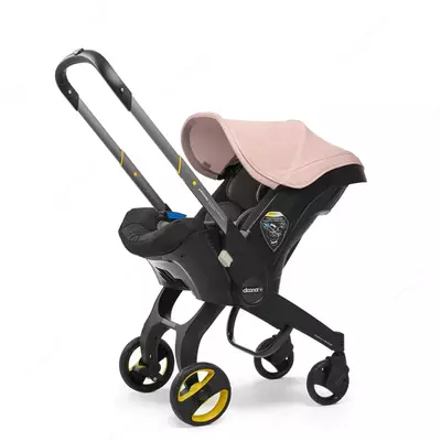 Bolalar uchun avtomobil aravachasi "Doona+" 0-13 kg dan 81 sm gacha (Bluch Pink) Xitoy