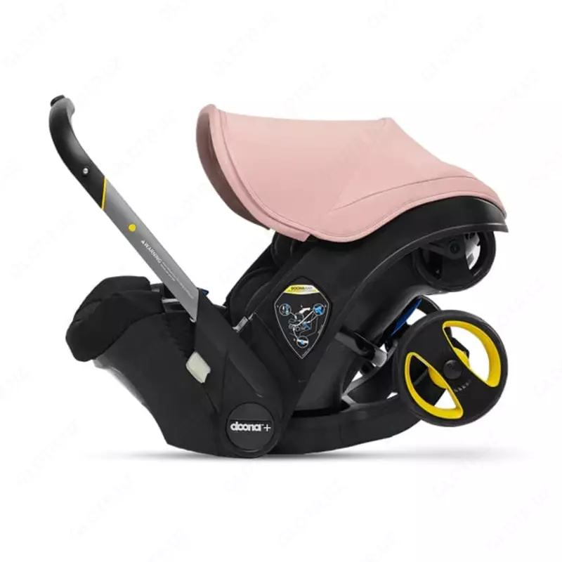 Bolalar uchun avtomobil aravachasi "Doona+" 0-13 kg dan 81 sm gacha (Bluch Pink) Xitoy