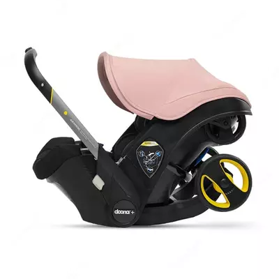 Bolalar uchun avtomobil aravachasi "Doona+" 0-13 kg dan 81 sm gacha (Bluch Pink) Xitoy