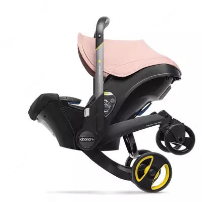 Bolalar uchun avtomobil aravachasi "Doona+" 0-13 kg dan 81 sm gacha (Bluch Pink) Xitoy