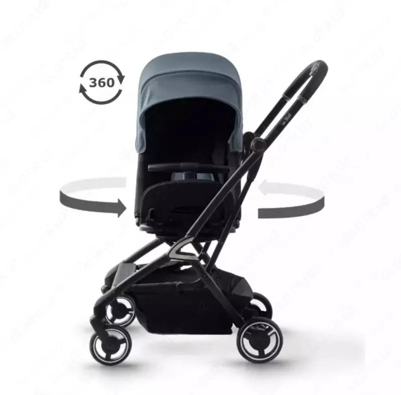 Прогулочная коляска Jikel Life 360 JK801116-99, черный