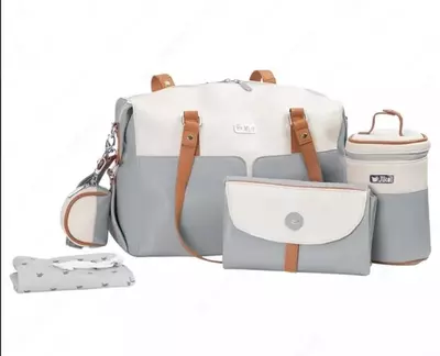 Сумка для мамы Jikel Diaper Bag JK801001-90, серый