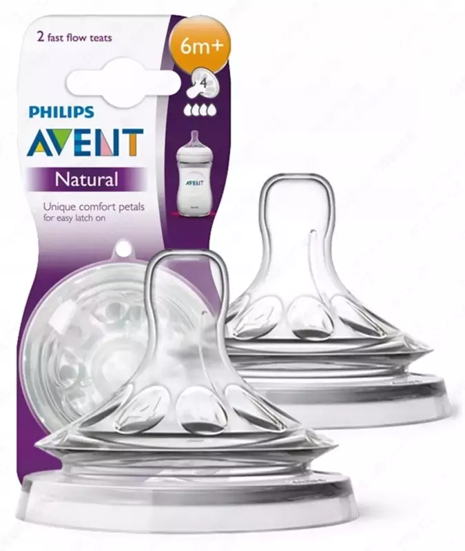 Avent shishalaridagi nipellar