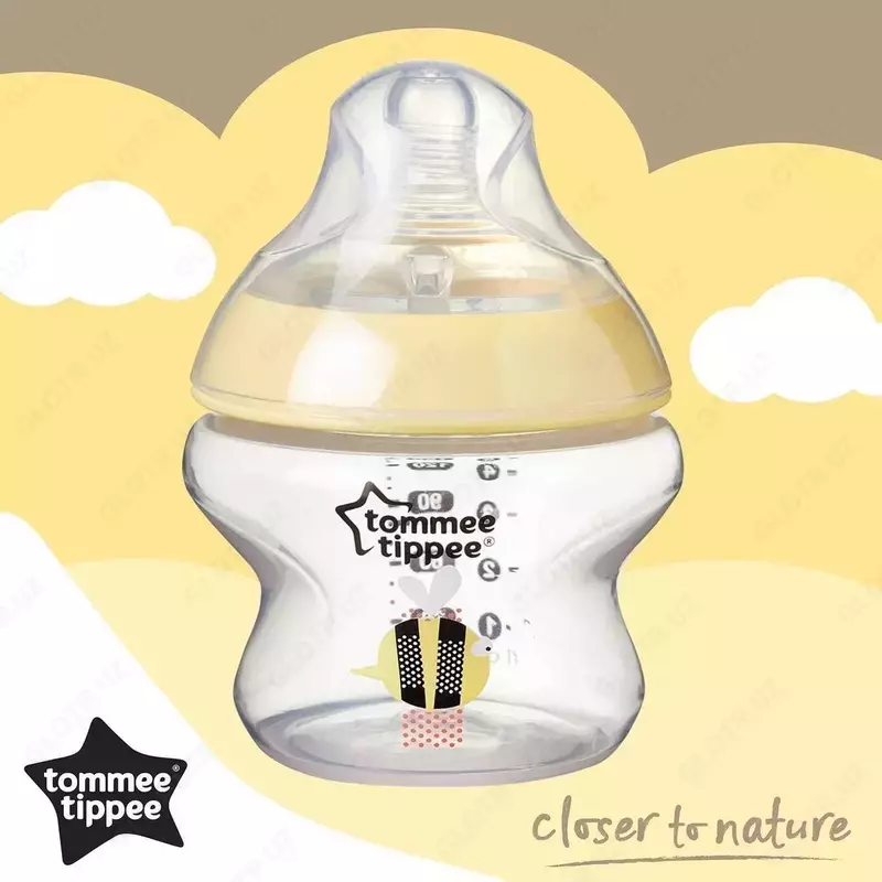 Пластиковая бутылочка Tommee Tippee Closer of nature 150мл, силикон 0+ мес