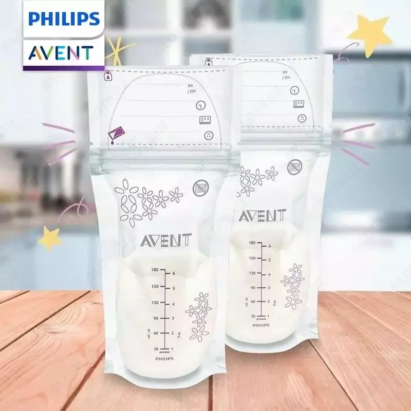 Ona sutini saqlash va muzlatish uchun Philips AVENT sumkalari